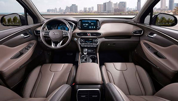 Nuevo Hyundai Santa Fe 2018 interior